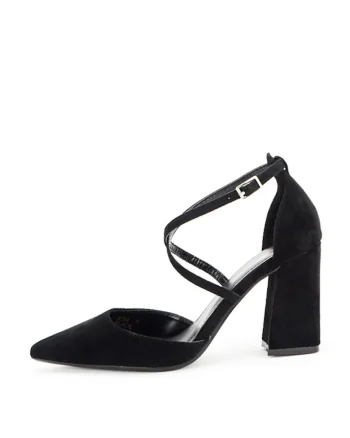 Pantofi negrii eleganti 8709 04 12512, Negru