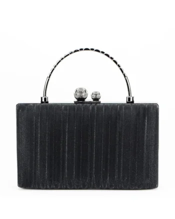 Geanta clutch cu maner BME-622 05, Negru, 20x12x3