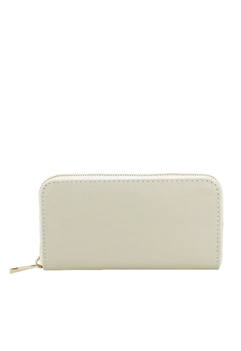 Portofel din piele naturala 8954 07 Crem 14555, Crem