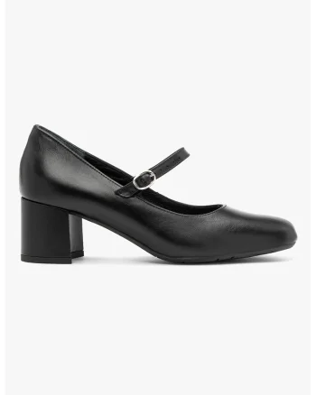 RYLKO, Pantofi Mary Jane de piele Mija, Negru