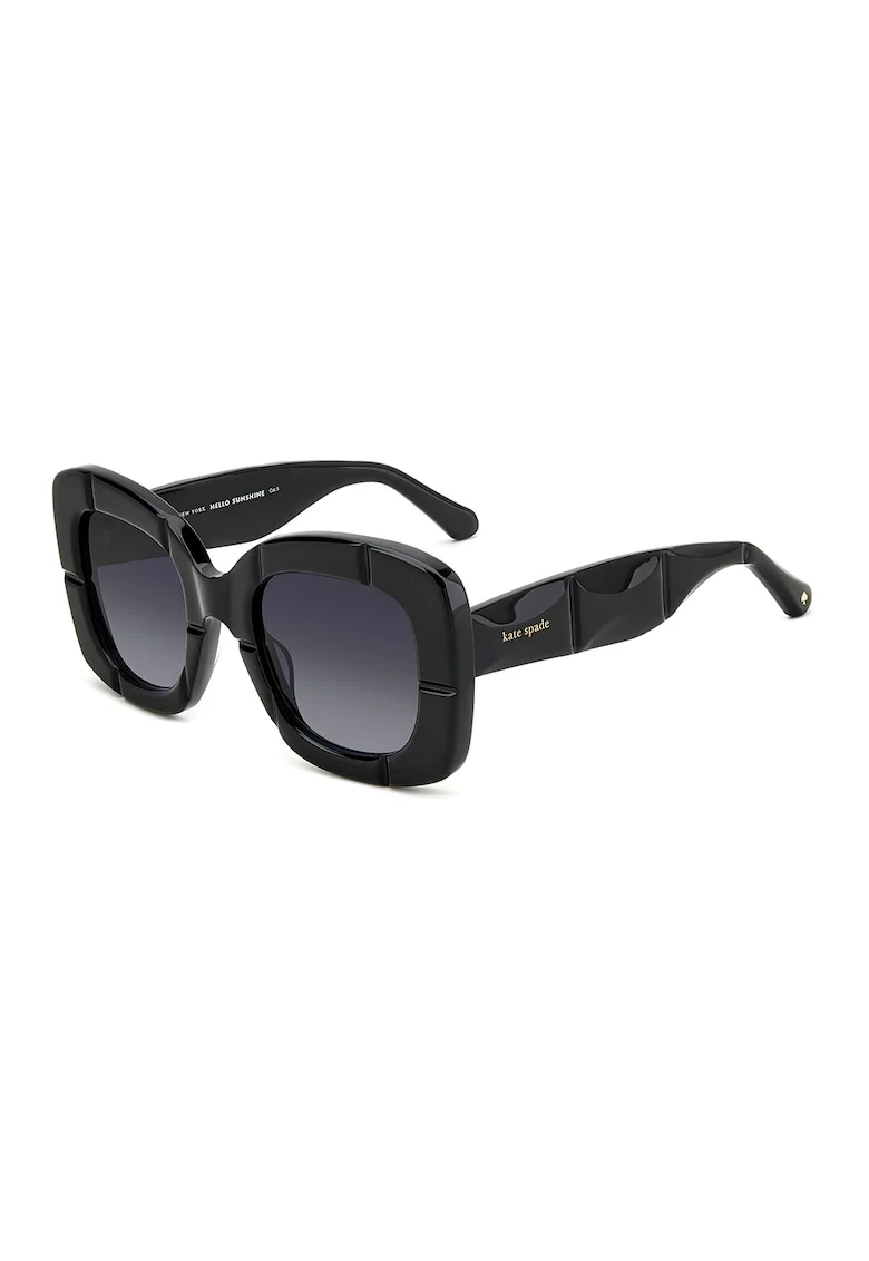 Ochelari de soare patrati Josey, Negru