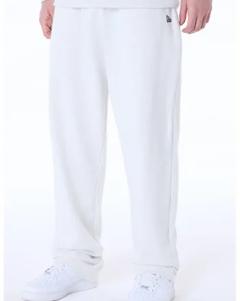 Pantaloni de trening relaxed fit din amestec de bumbac, Alb murdar