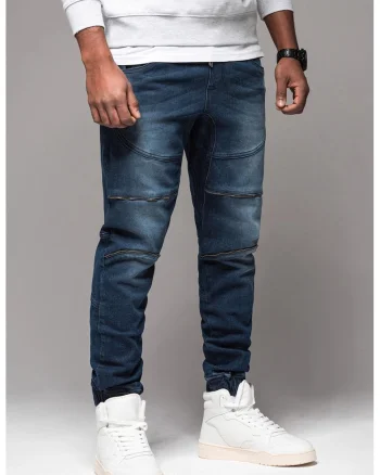 Blugi regular fit, Albastru indigo