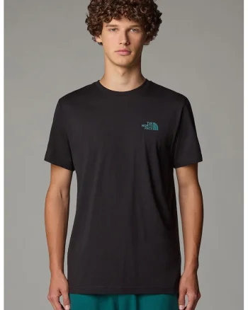 Tricou cu imprieu logo pe spate Tailgrid, Negru