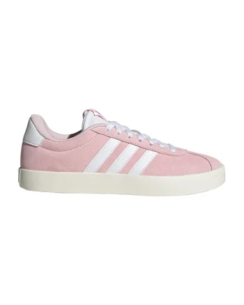 Pantofi sport VL Court 3.0 de piele intoarsa, Roz pastel/Alb optic/Alb murdar