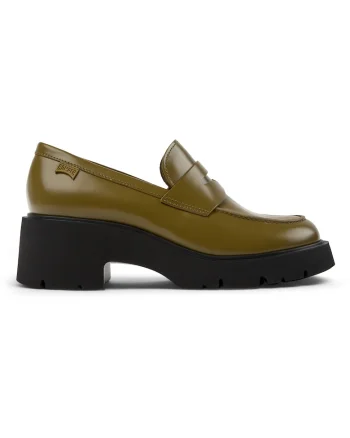 Pantofi loafer din piele Milah, Verde