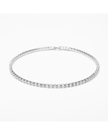 Chocker Argintiu Tennis