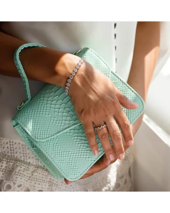Bratara Tennis Argintie Splendor