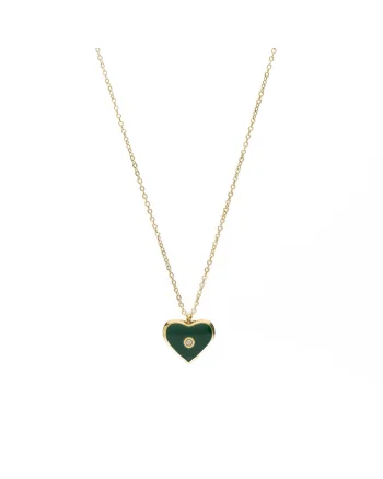 Colier Inima Verde