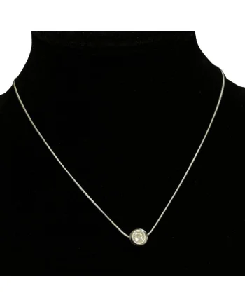 Colier Argintiu Diamond Style