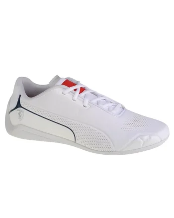 Pantofi barbati  Scuderia Ferrari Drift Cat 8 Crem-Alb Sintetic, Alb/Crem