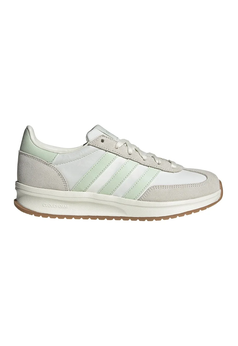Pantofi sport 70s 2.0 cu piele intoarsa Run, Verde pal/Alb murdar