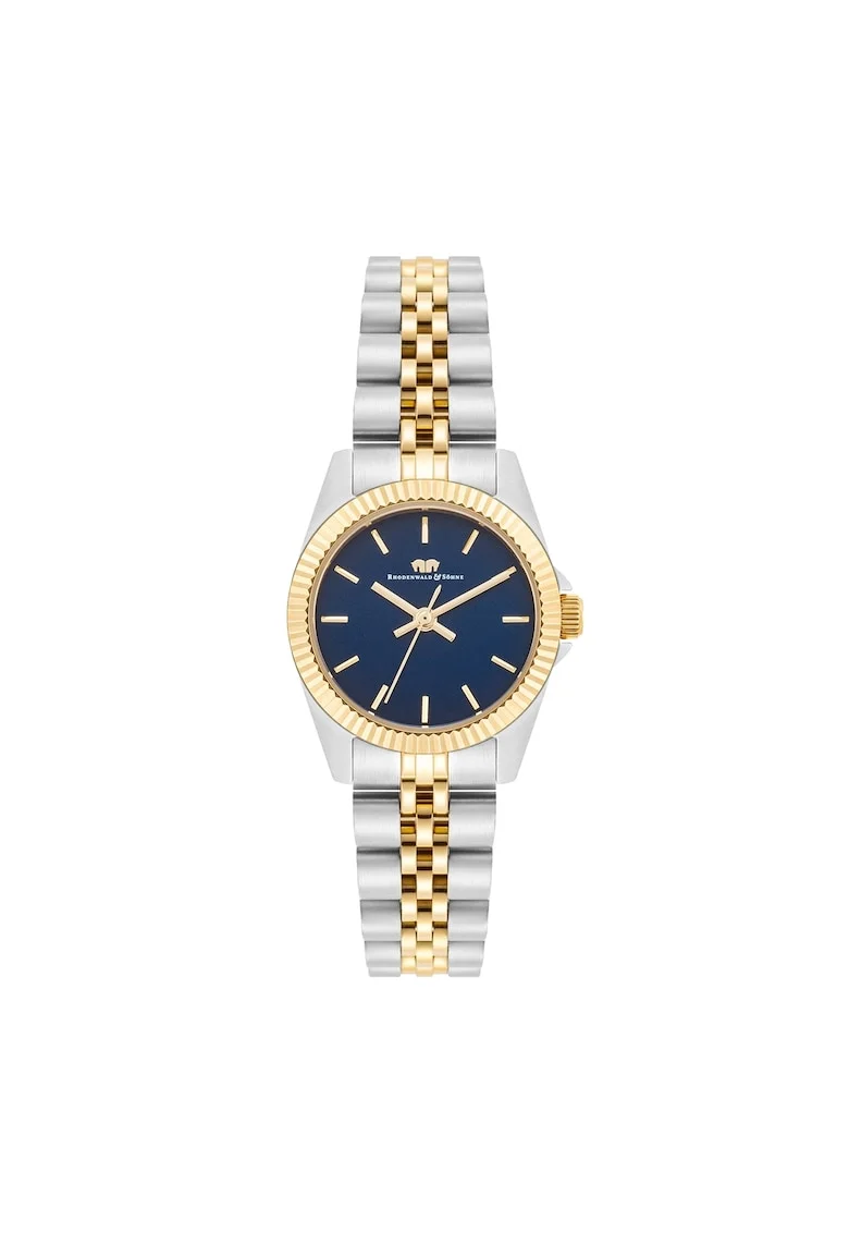 Ceas quartz cu doua nuante, Argintiu