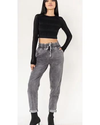 Blugi dama Jogging  gri P500-17 16788, Gri