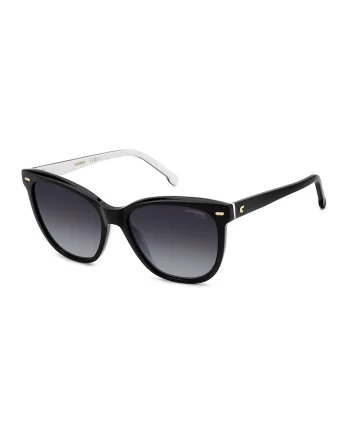 Ochelari de soare butterfly cu lentile in degrade, Alb/Negru