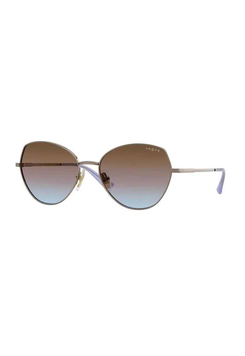 Ochelari de soare butterfly cu rama metalica, Bej