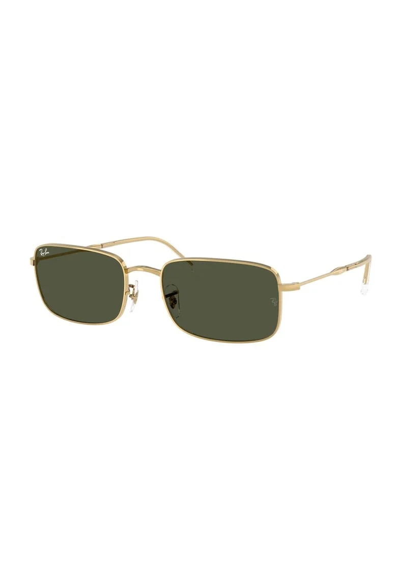 Ochelari de soare dreptunghiulari unisex cu detaliu logo