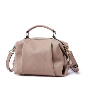 Geanta bowler de piele Celine, Maro camel
