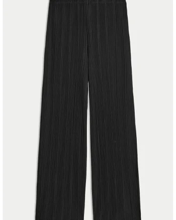 Pantaloni uni striati, Negru stins