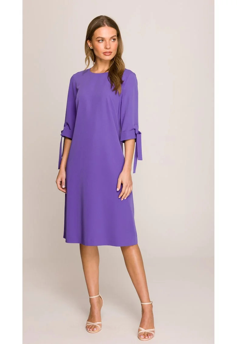 Rochie cu maneci legate,
