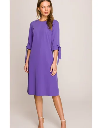 Rochie cu maneci legate,