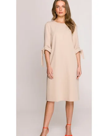 Rochie cu maneci legate,