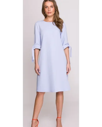 Rochie cu maneci legate,
