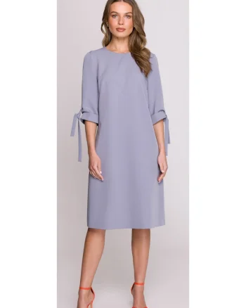 Rochie cu maneci legate,