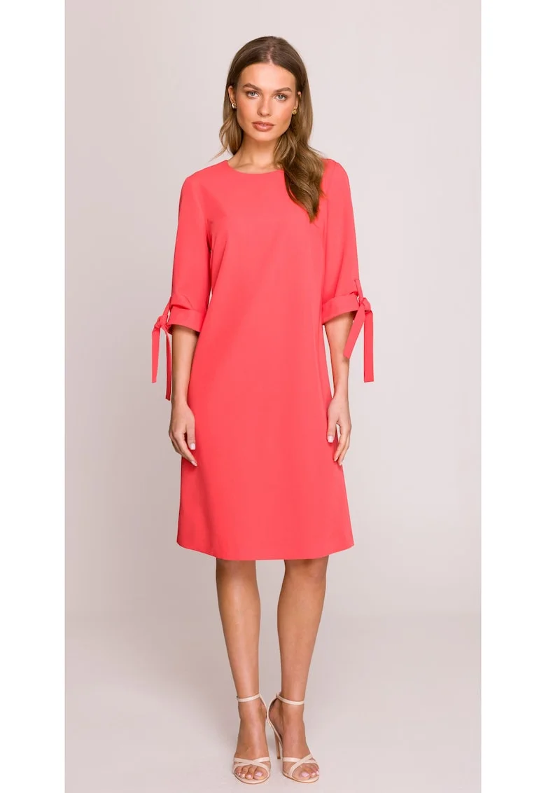 Rochie cu maneci legate,