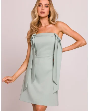 Rochie tip corset cu fundite,
