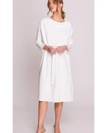 Rochie oversize din modal,, Ecru