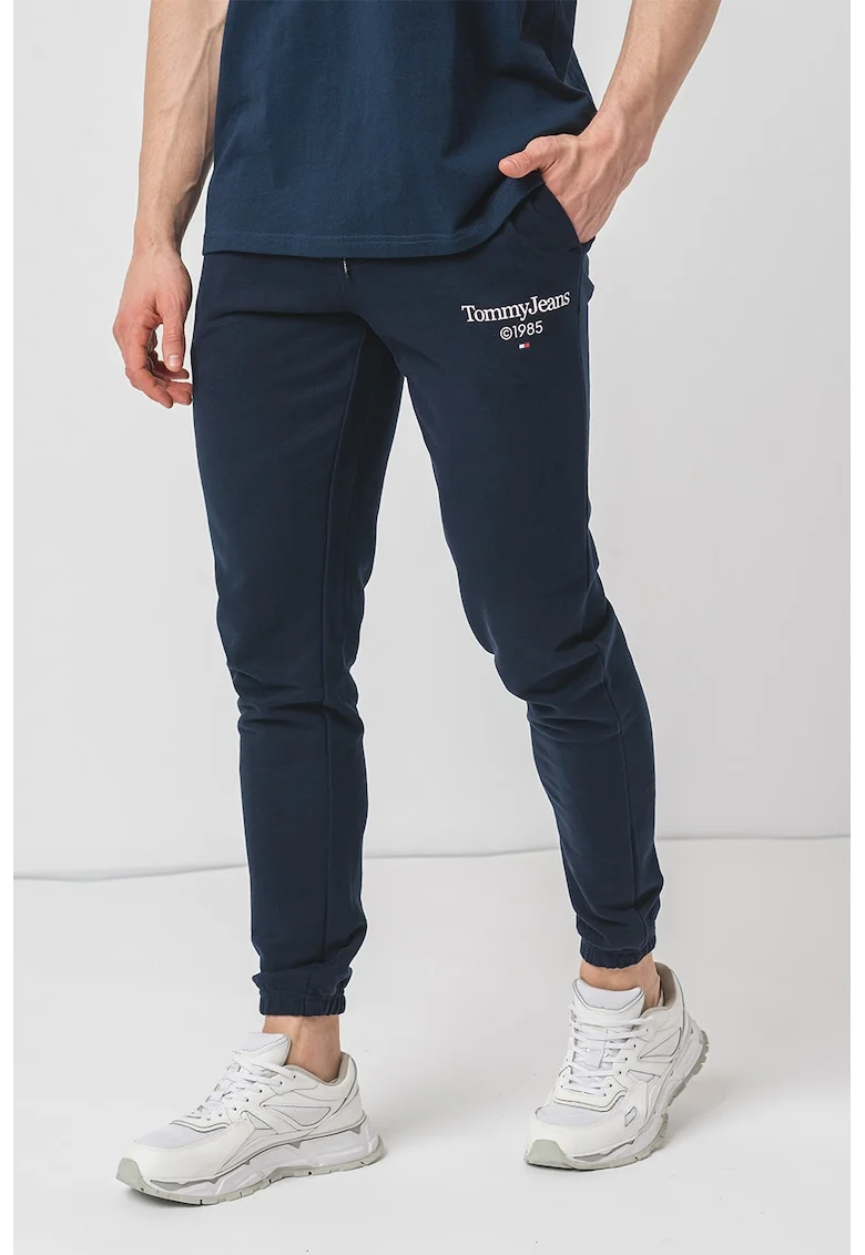 Pantaloni slim fit de trening Entry, Bleumarin