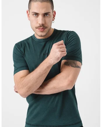 Tricou de bumbac Tokks, Verde englez