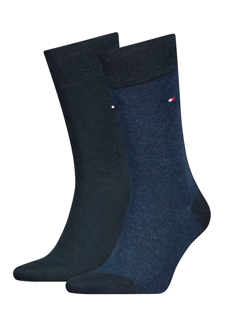 Set de sosete lungi uni - 2 perechi, Albastru inchis/Bleumarin