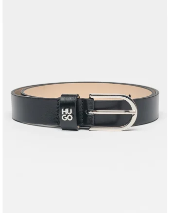 Curea de piele Zoey, Negru