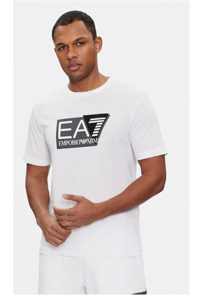 Tricou barbati,  536282, Alb, Bumbac