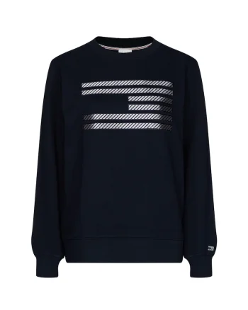Bluza sport de bumbac organic, Bleumarin