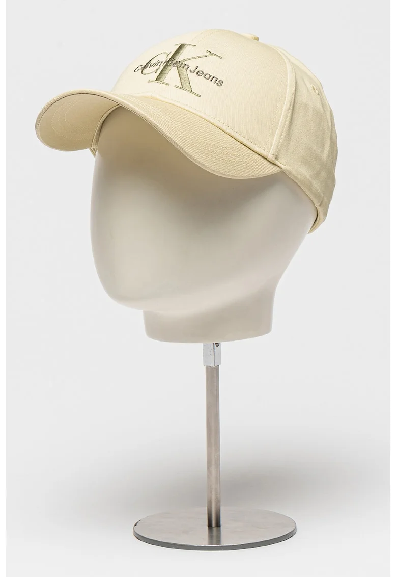 Sapca baseball din bumbac organic cu logo, Verde deschis