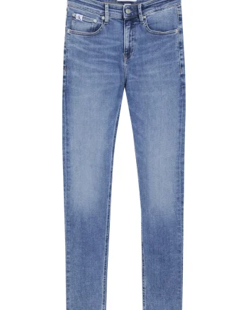 Blugi skinny cu aspect decolorat, Albastru pastel