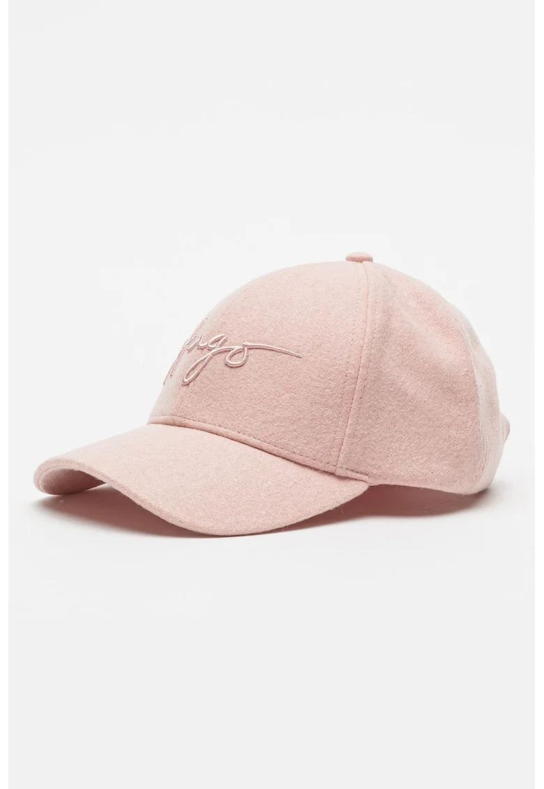 Sapca ajustabila cu broderie logo, Roz pal