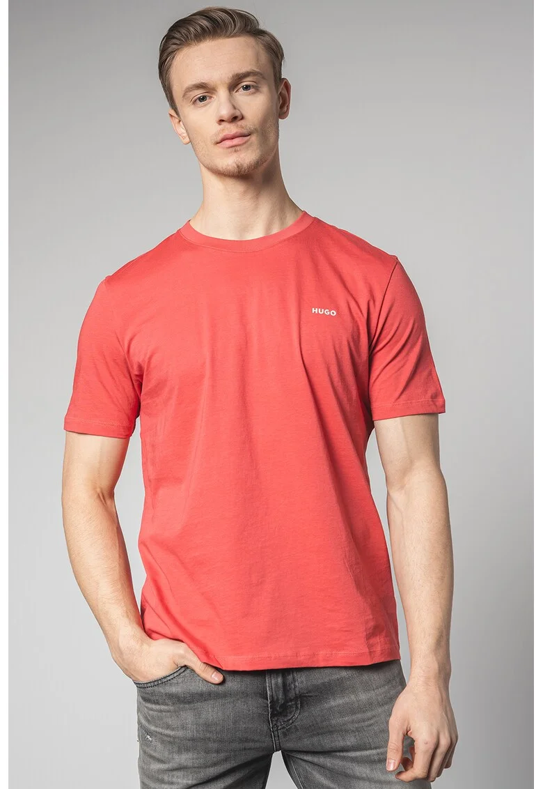 Tricou din bumbac Dero, Rosu deschis