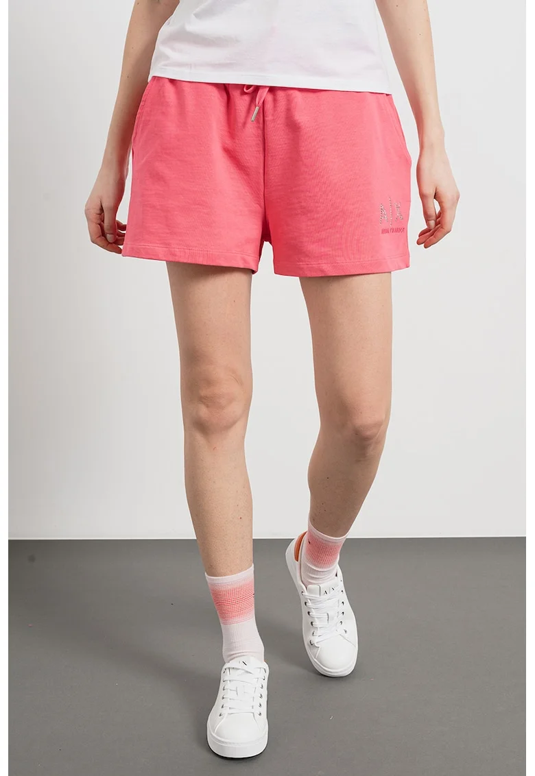 Pantaloni scurti cu snur de ajustare, Fucsia