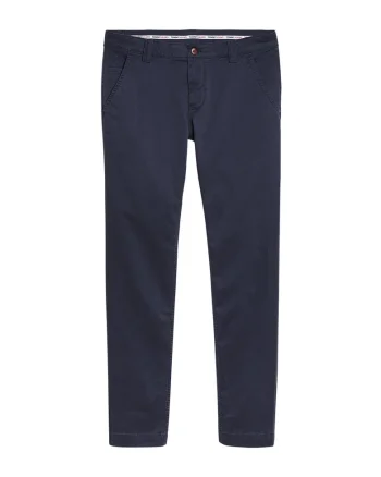 Pantaloni chino slim fit Scanton, Bleumarin