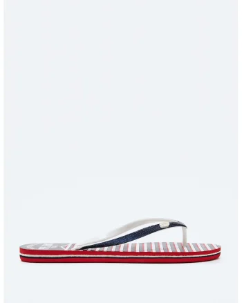 Papuci flip-flop cu aspect stralucitor