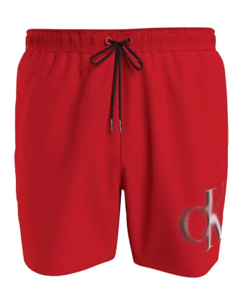 Pantaloni scurti de baie cu imprimeu logo
