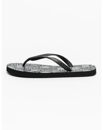Papuci flip-flop de cauciuc, Negru