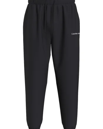 Pantaloni sport cu snur de ajustare, Negru