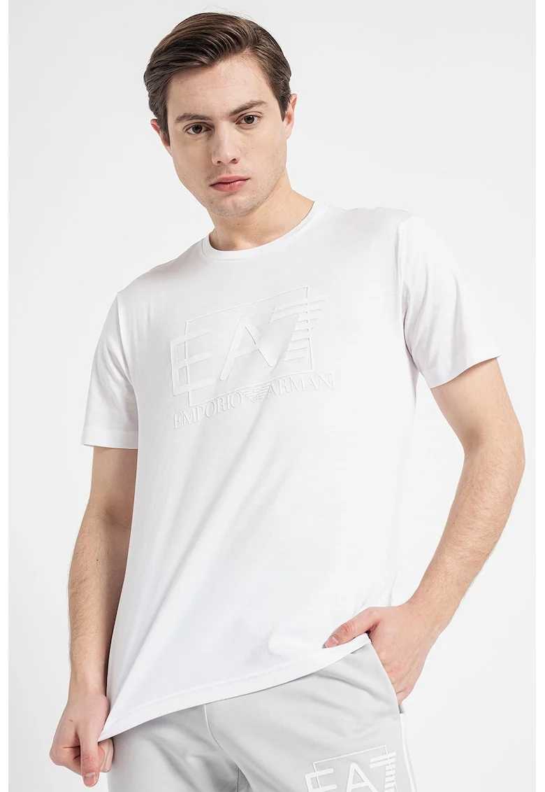 Tricou  M Tee Pima Co, , Barbati, Alb