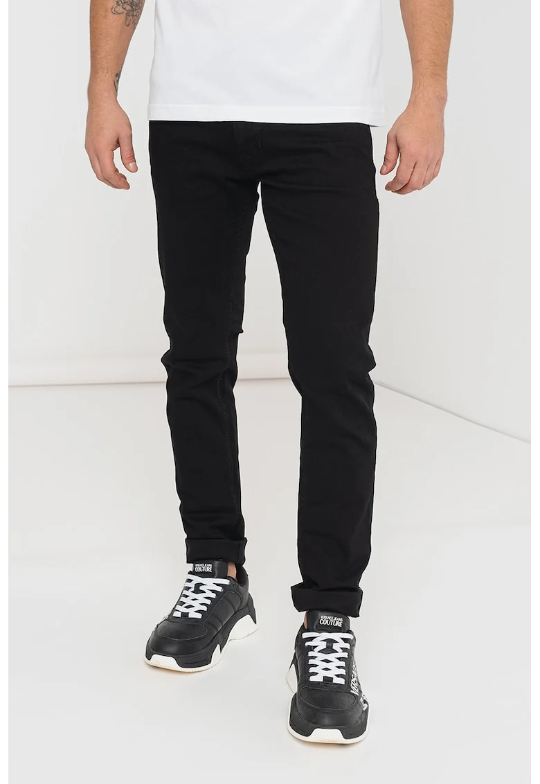 Blugi slim fit Austin, Negru