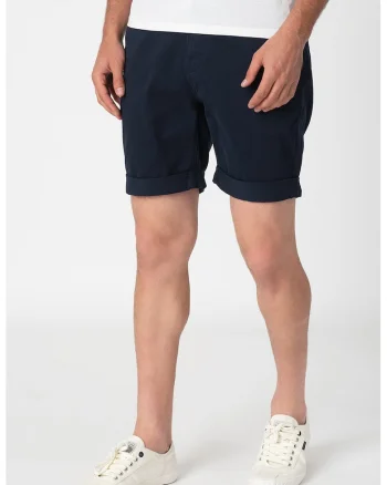 Bermude chino cu buzunare oblice Essential, Bleumarin